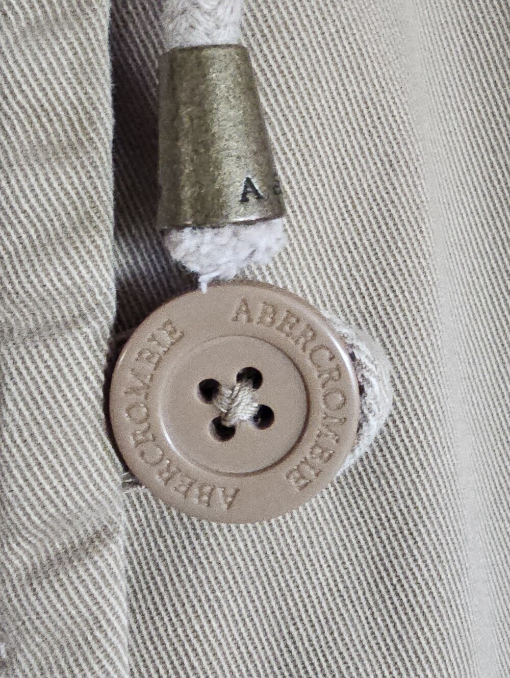 Authentic mid-2000s Abercrombie & Fitch heavy-duty canvas bomber jacket - Picture 5 of 13